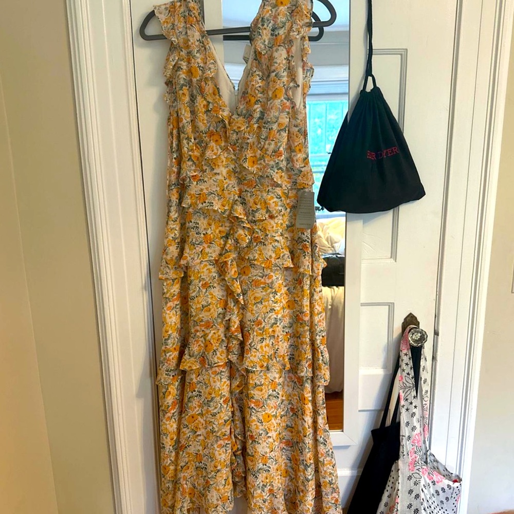 ruffle and layered Aline dress